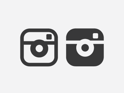 Black And White Instagram Logo Vector