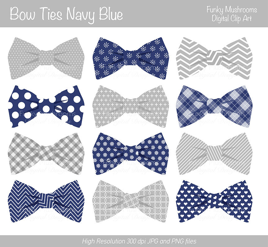 Digital Download Discoveries for BOW TIE CLIPART from EasyPeach.com