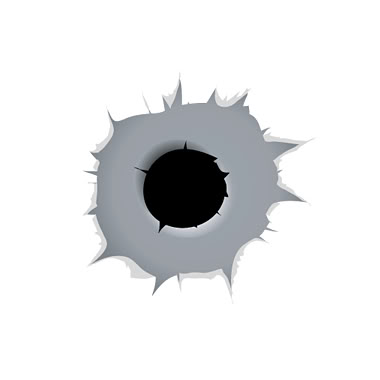Bullet Hole Vector - Clipart library