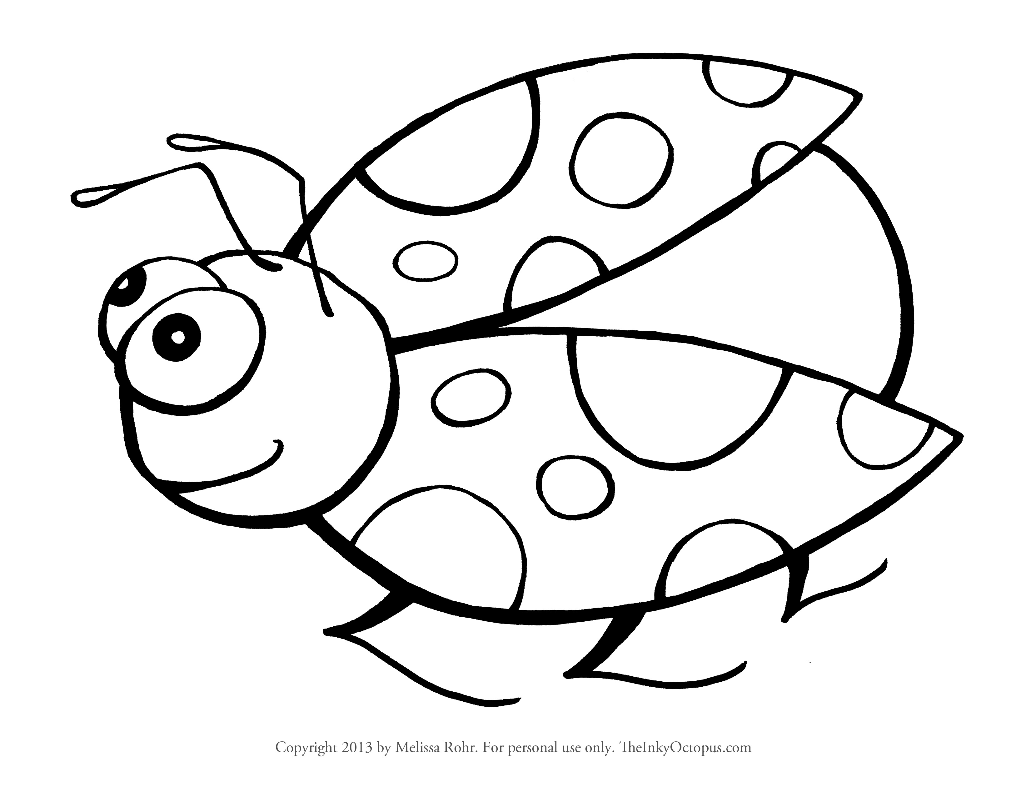 eric carle the grouchy ladybug coloring sheet - Clip Art Library