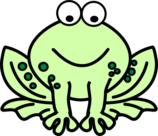 Two Tone Frog clip art - vector clip art online, royalty free 
