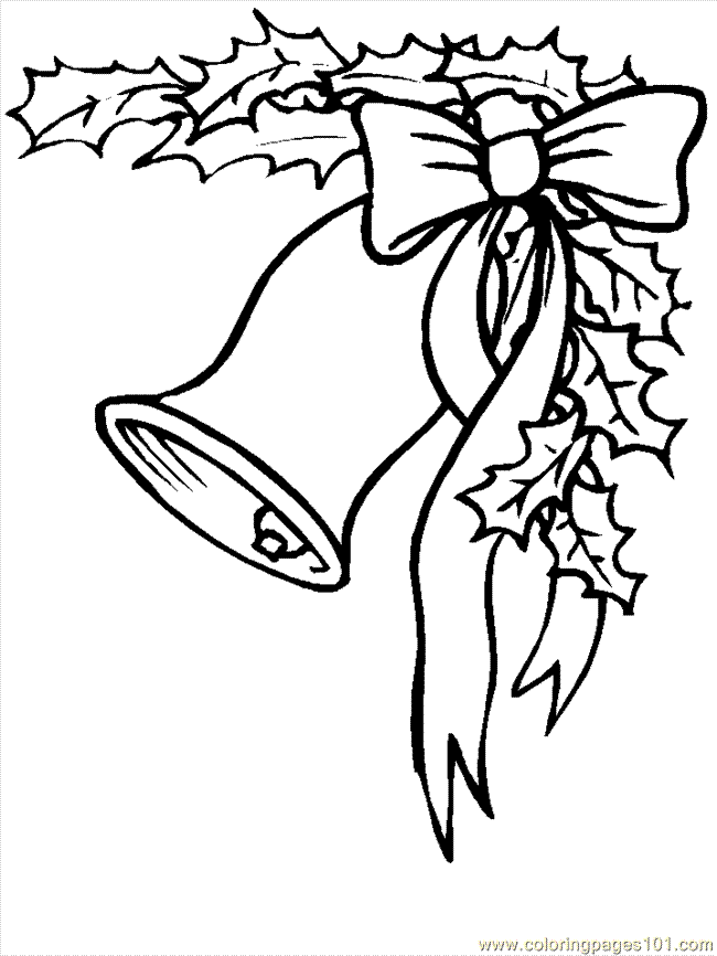 Coloring Pages Christmas Bells (2) (Cartoons  Christmas) - free 