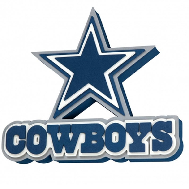 Dallas Cowboys 3D Fan Foam Logo Sign at Sport Seasons