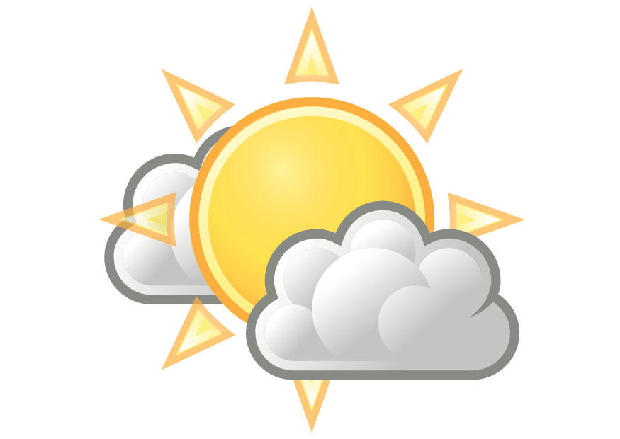 Clip Arts Related To : partly cloudy clipart smiling. view all Partly C...