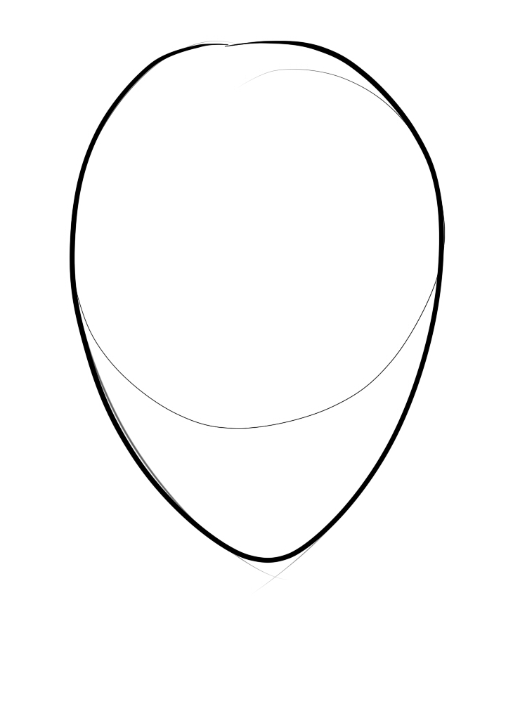Head Outline Template - Clipart library