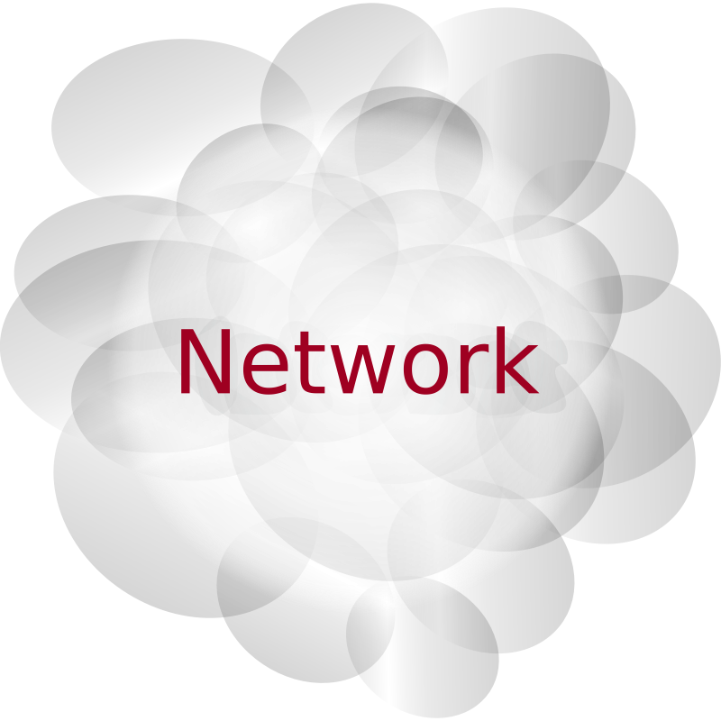 Clipart - network cloud