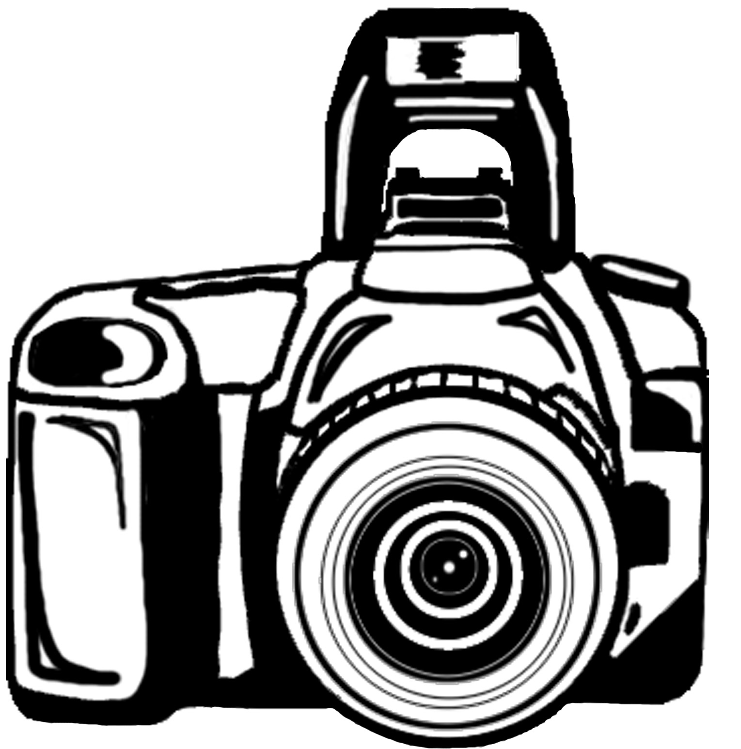 clipart of camera with flash - photo #24