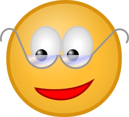 Download Smiley With Glasses clip art Vector Free