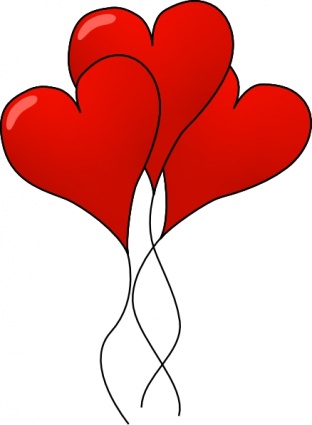 Heart-ballons clip art - Download free Other vectors
