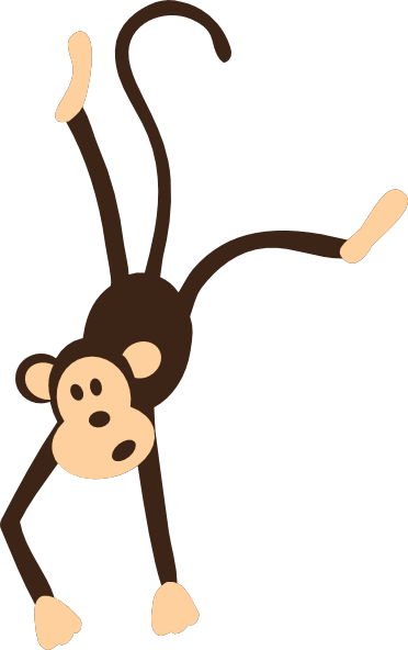 Hanging Baby Monkey Clip Art | Clipart library - Free Clipart Images