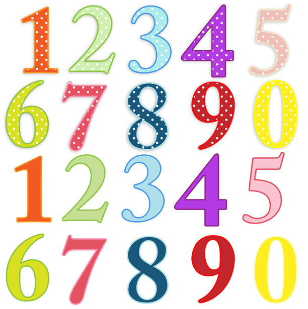 Numbers Colorful Clip-art Free Stock Photo - Public Domain Pictures