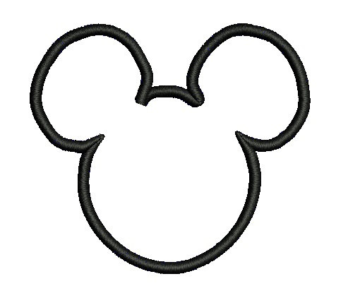 Mickey Mouse Applique Embroidery Designs by MyIttyBittyDesigns