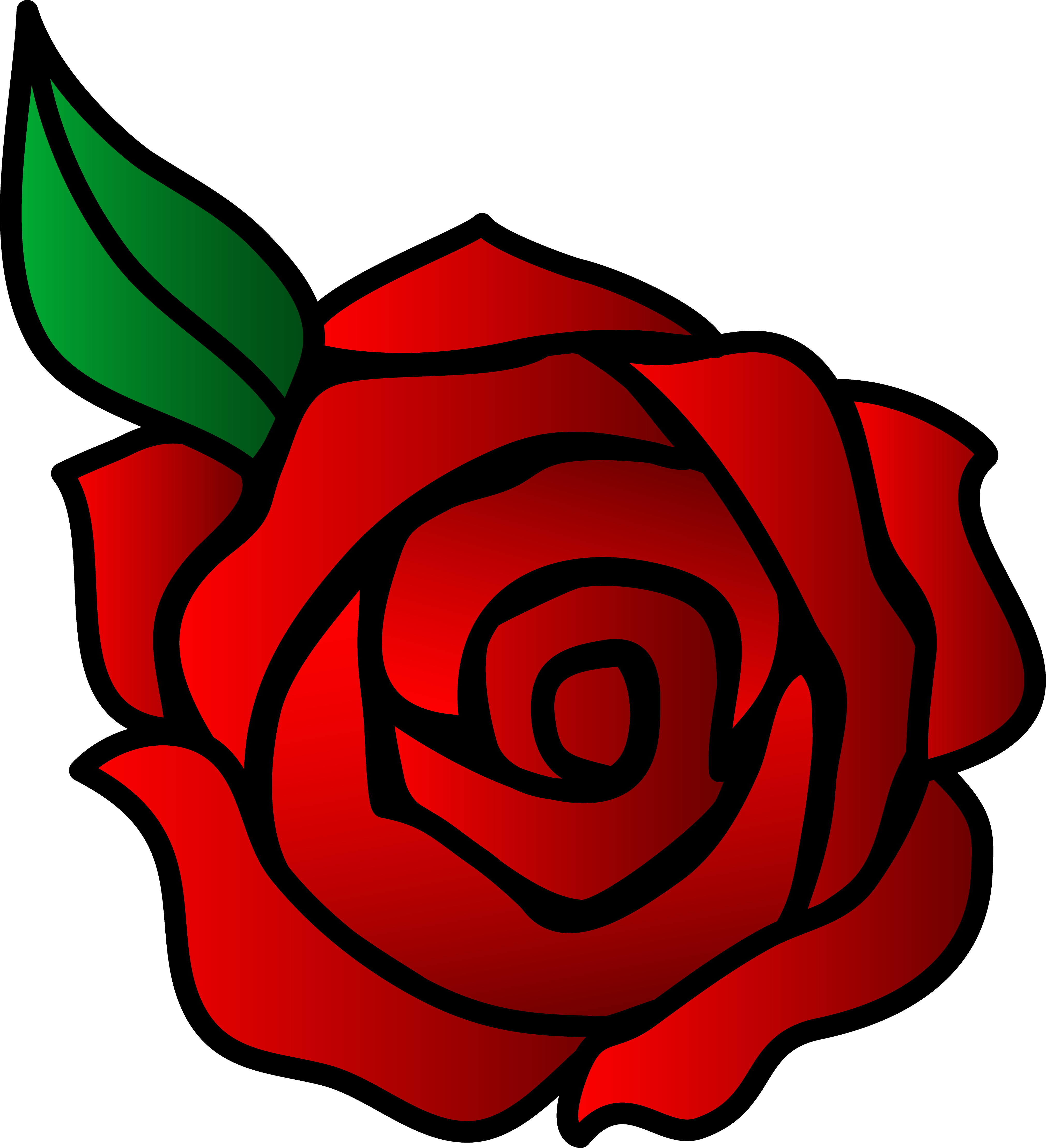 cute rose drawing easy Clip Art Library