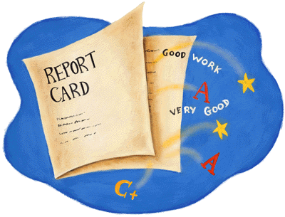 A Grown-Up Report Card ? How many A