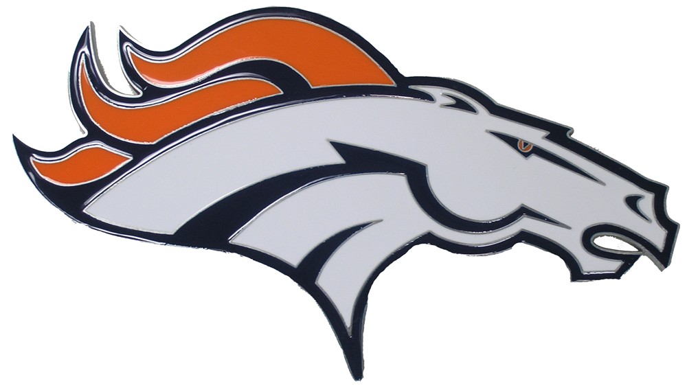 Denver Broncos Logo NFL Trailer Hitch Cover Siskiyou Hitch Covers 