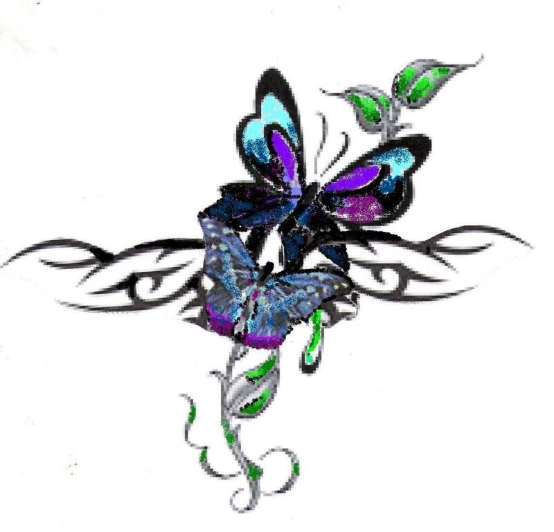 Butterfly Art Butterfly Tattoo Design Tribal Tattoo Designs 2013 
