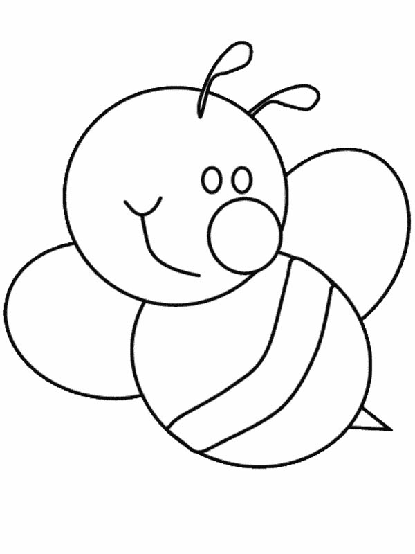 Bumble Bee Coloring Page - Gallery