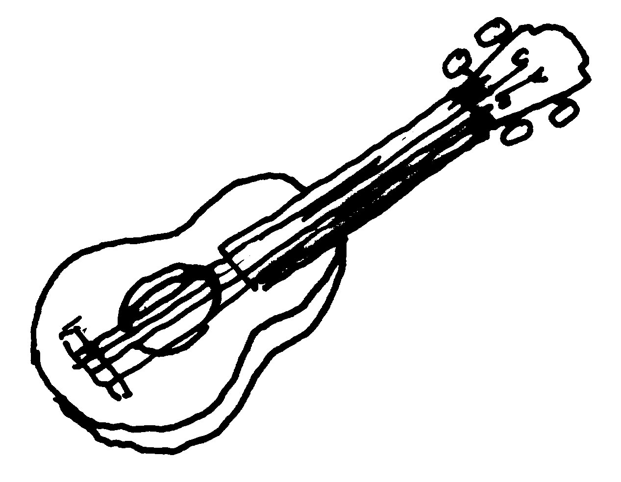 Guitar Clip Art Black And White | Clipart library - Free Clipart Images