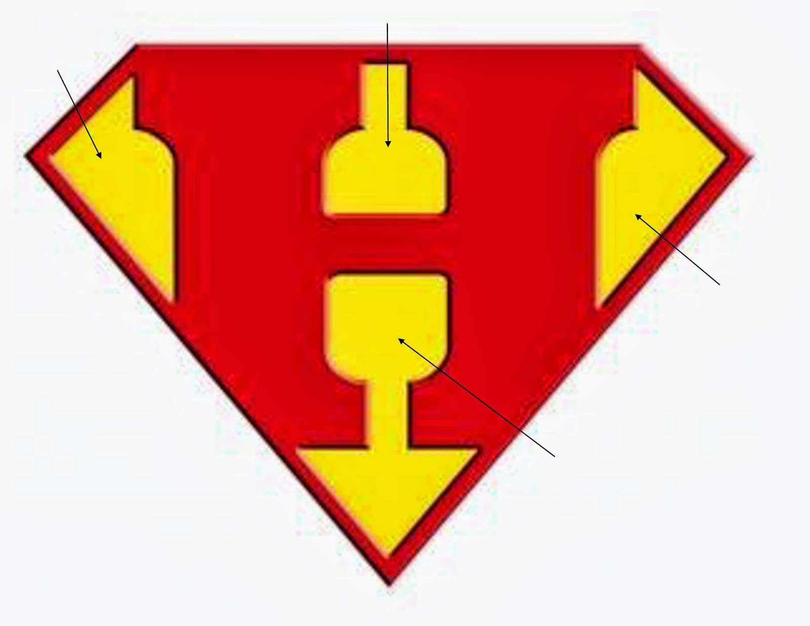 superman letter d