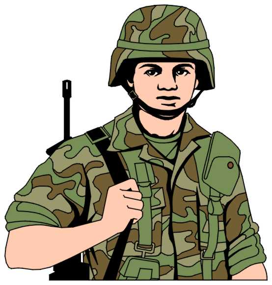photo-graphimata: Individual Soldier Clip Art