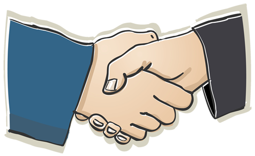 Shaking Hands Vector - Clipart library