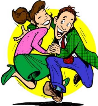 Dancing Cartoon People - Clipart library