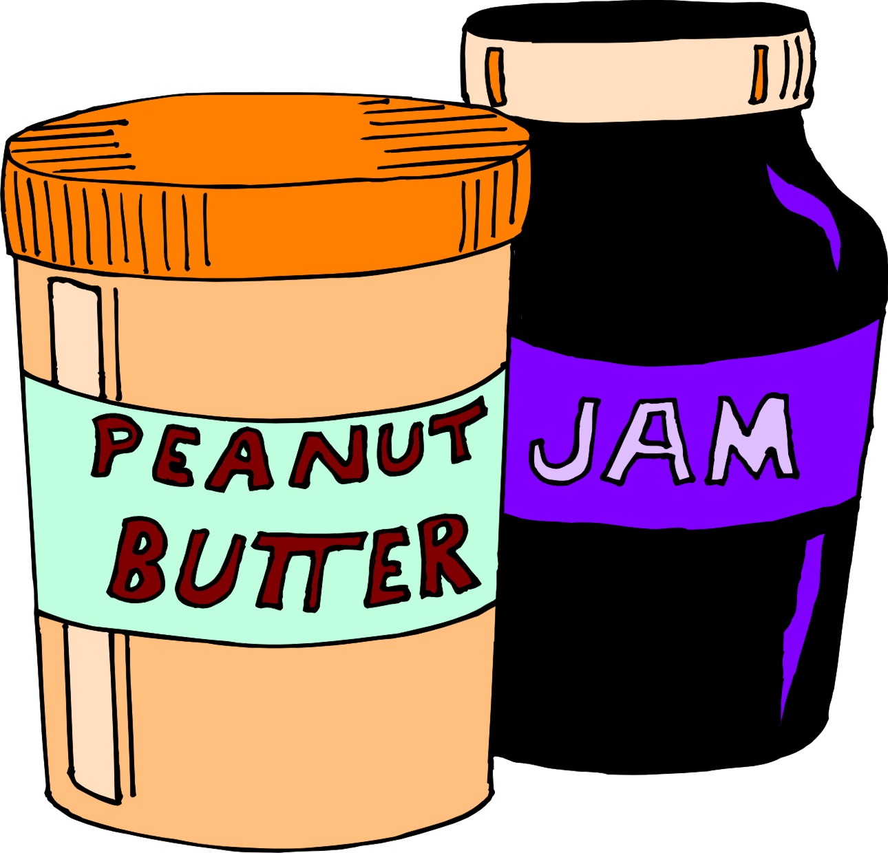 Peanut Butter And Jelly Clip Art - Clipart library