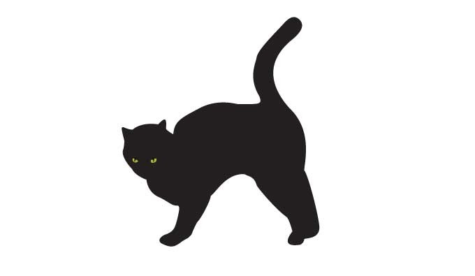 Cat Silhouette Art - Clipart library