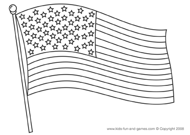 american flag coloring page | American Flag Printable | relay 