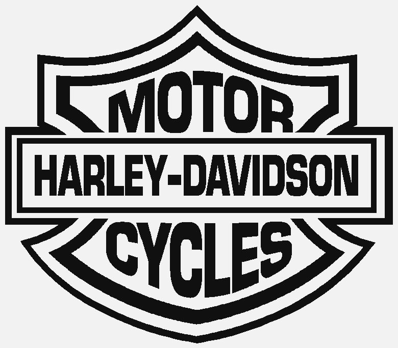 Printable Harley Davidson Logo Stencil Clip Art Library Images And