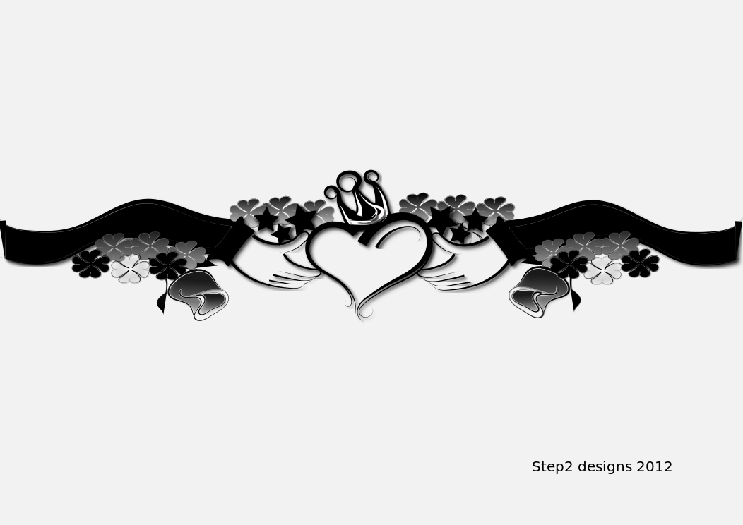 Clipart library: More Like Claddagh Ring tattoo concept by Step2desgns
