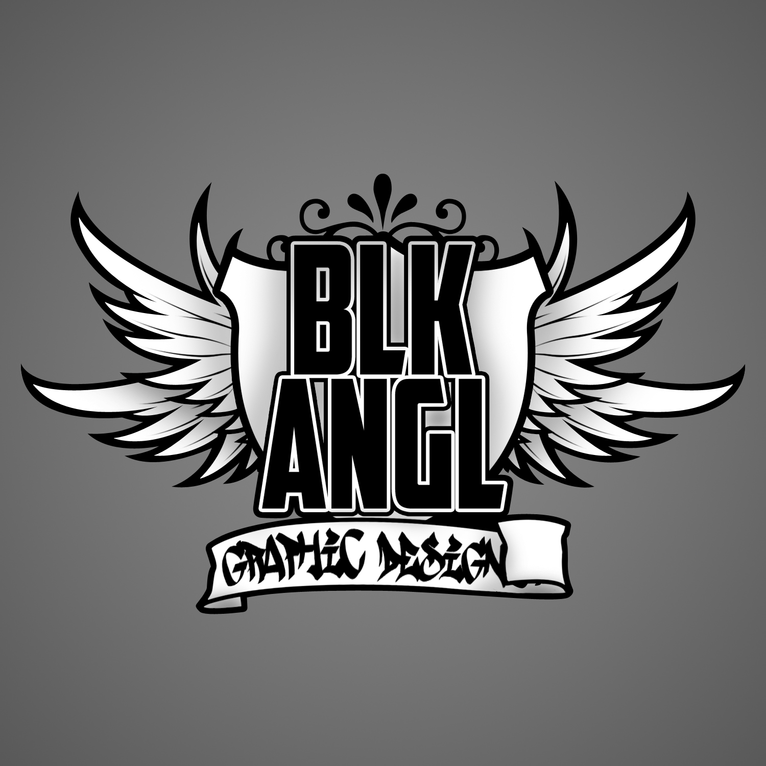 Clipart library: More Like Black Angel Logo by DashFx