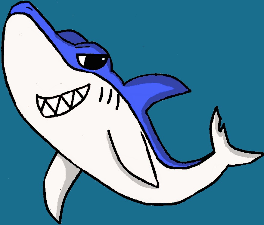 free clip art cartoon sharks - photo #48