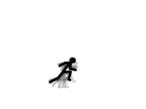 stickman running animation - Clip Art Library