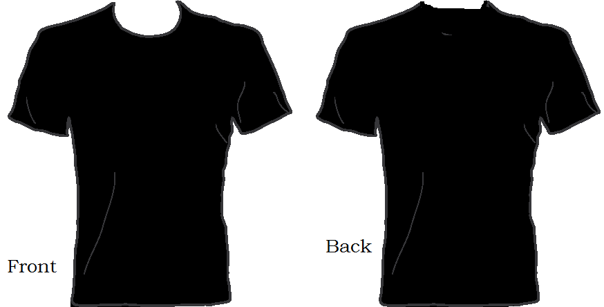 Real T Shirt Template - Clipart library