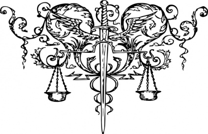 Sword Of Justice Tattoo clip art - Download free Other vectors