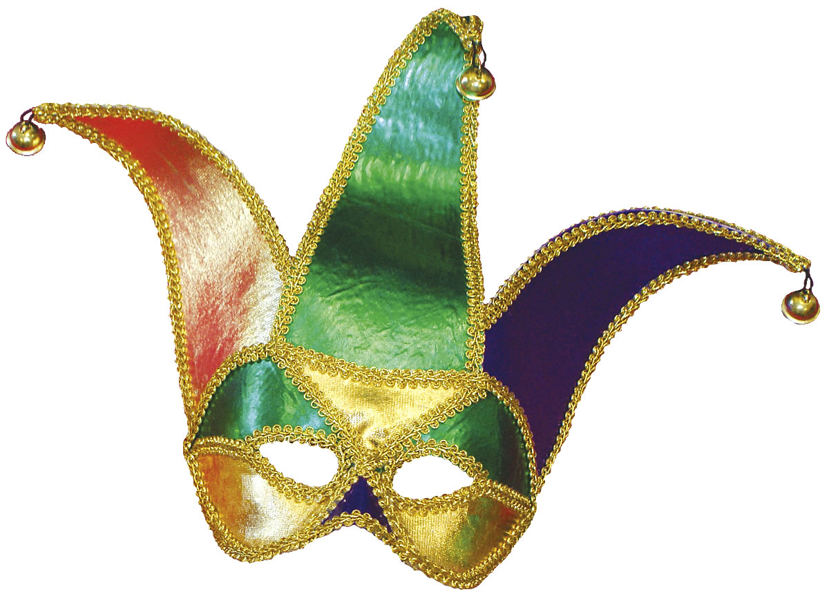 Mardi Gras Royal Jester Mask - CostumeLook