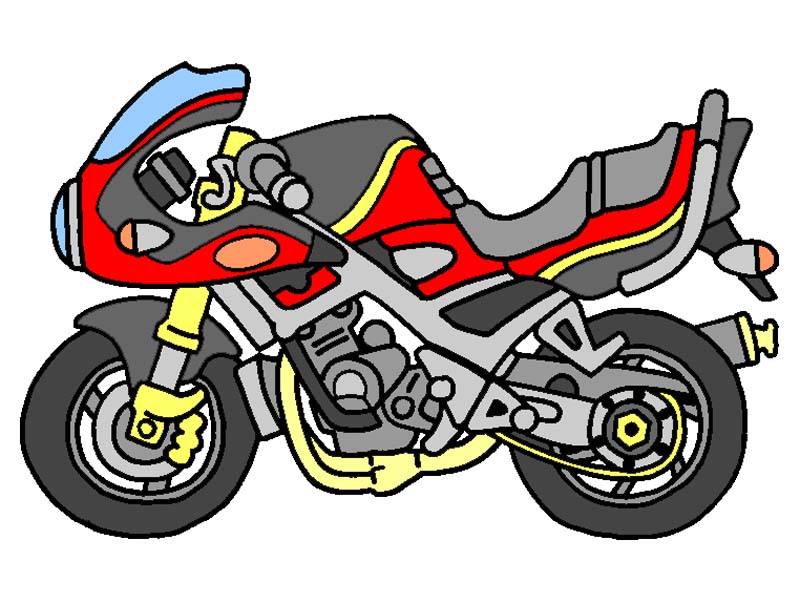 Cartoon Pictures Of Motorcycles