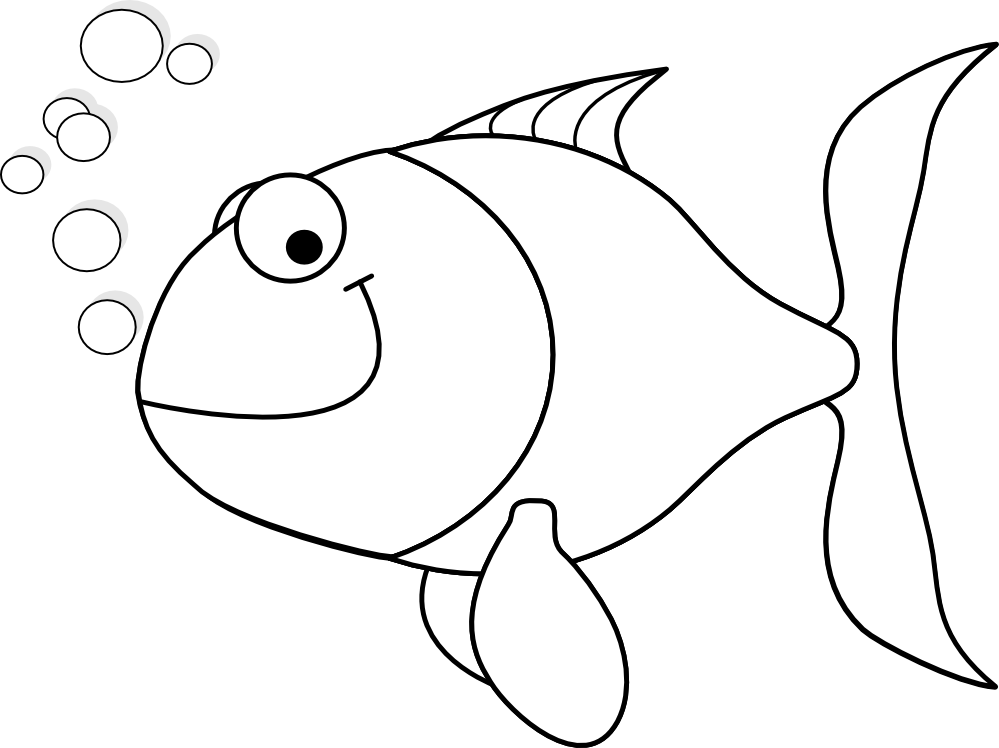 Free Fish Line Art, Download Free Fish Line Art png images, Free