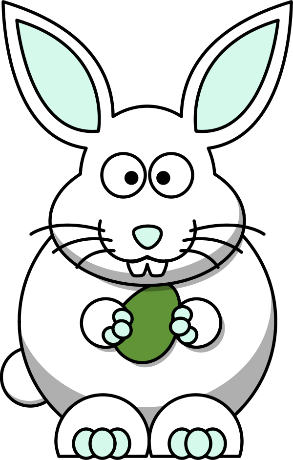 Cartoon bunny - vector Clip Art