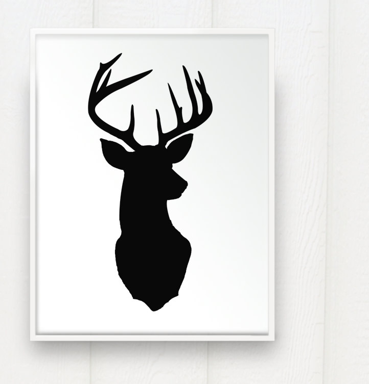 Whitetail Deer Head Silhouette Pictures