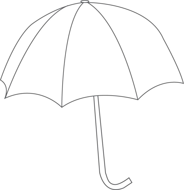 Free Printable Umbrella Template, Download Free Printable Umbrella