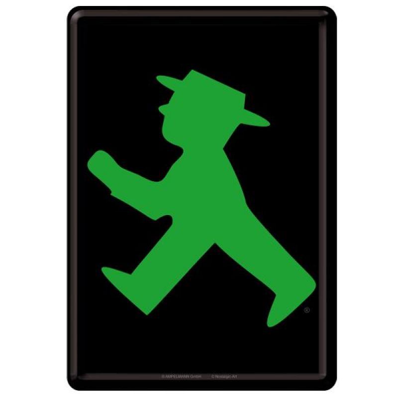 Tin-Postcard � Little Traffic-Light Man - green, 545,57 �
