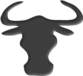 Rodeo Bull Clip Art Cattle Head Graphic