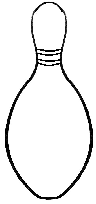 Bowling Pin T- - Clipart library - Clipart library
