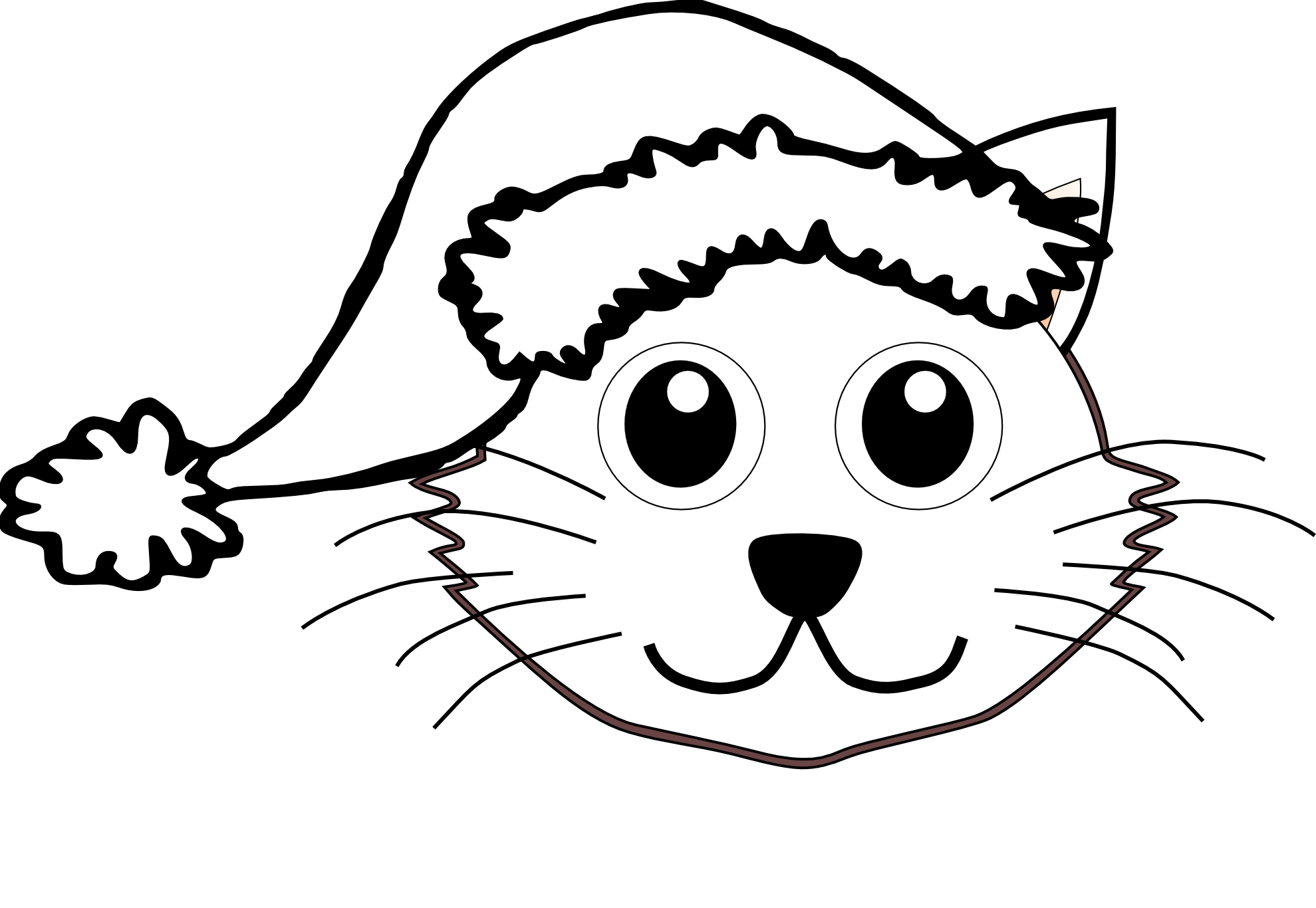 Free Cartoon Black And White Cat, Download Free Cartoon Black And White