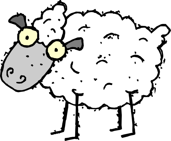 Cartoon Sheep clip art Free Vector 