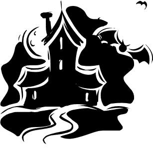 Free Halloween Silhouette Clipart - Public Domain Halloween clip 