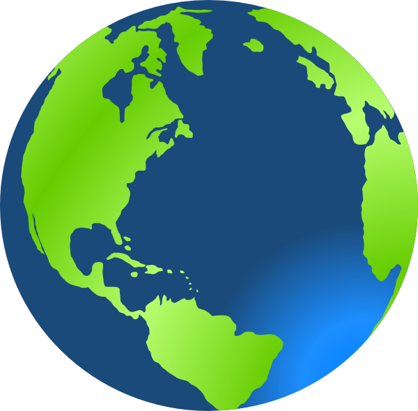Planet Earth clip art - vector clip art online, royalty free 