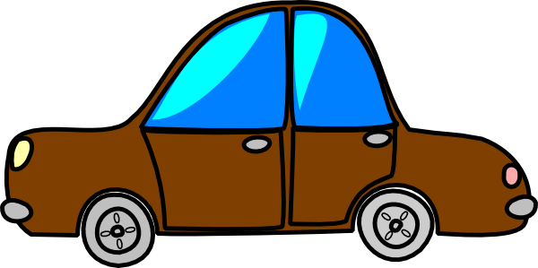 Car Brown Cartoon Transport clip art - vector clip art online 